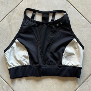 Alala Black and White Bra Top